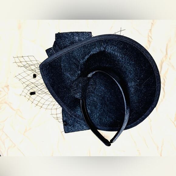 Peacock Fascinator Tea Party Costume Retro Style Sequin Hat - Picture 2 of 3